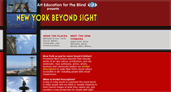 Desktop Screenshot of nybeyondsight.org
